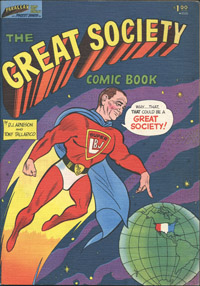 Cover of The Great Society Comic Book.